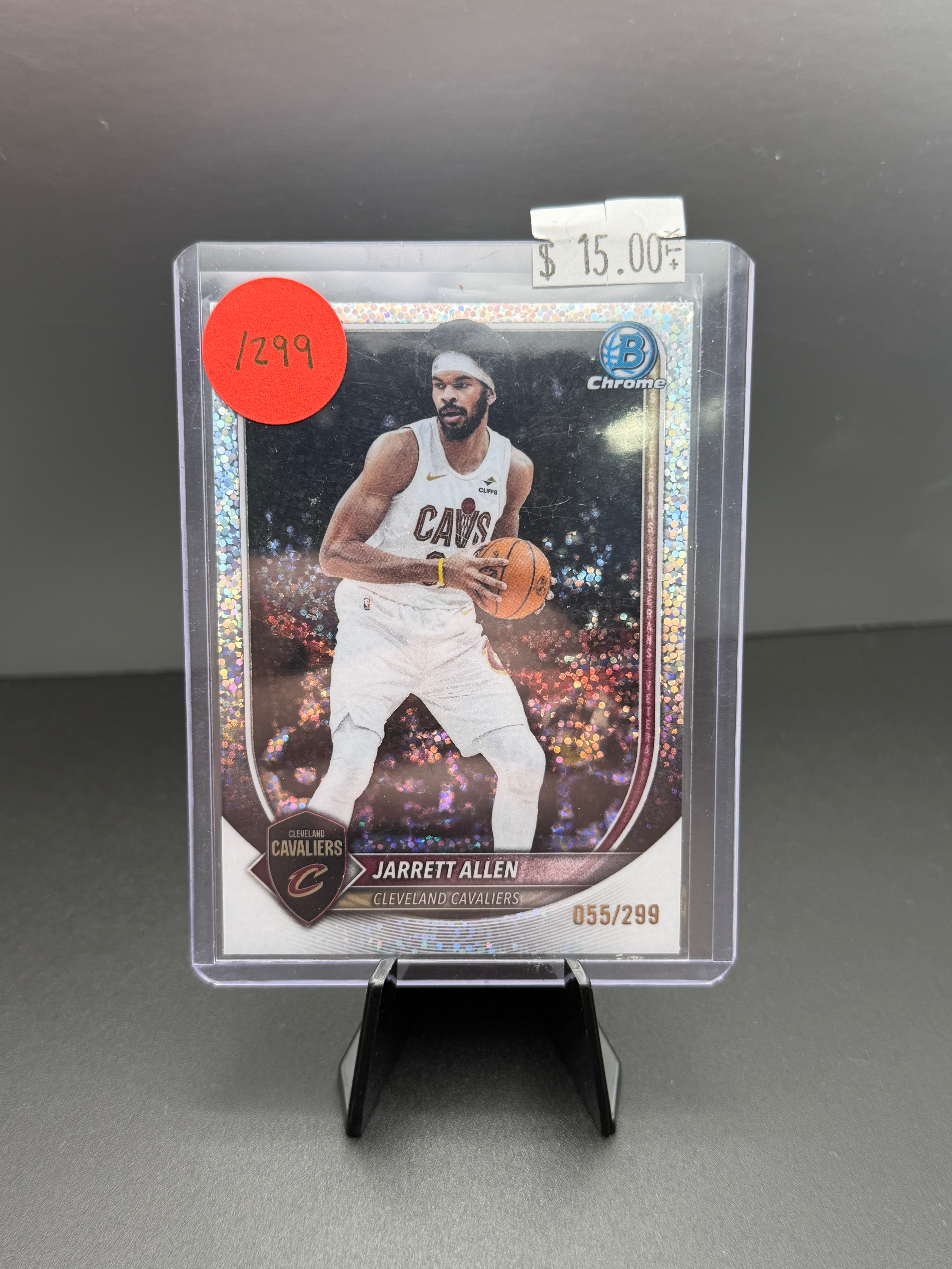 2025-26 Bowman Chrome Jarrett Allen Speckle Refractor /299 #BCV-172 Cavaliers