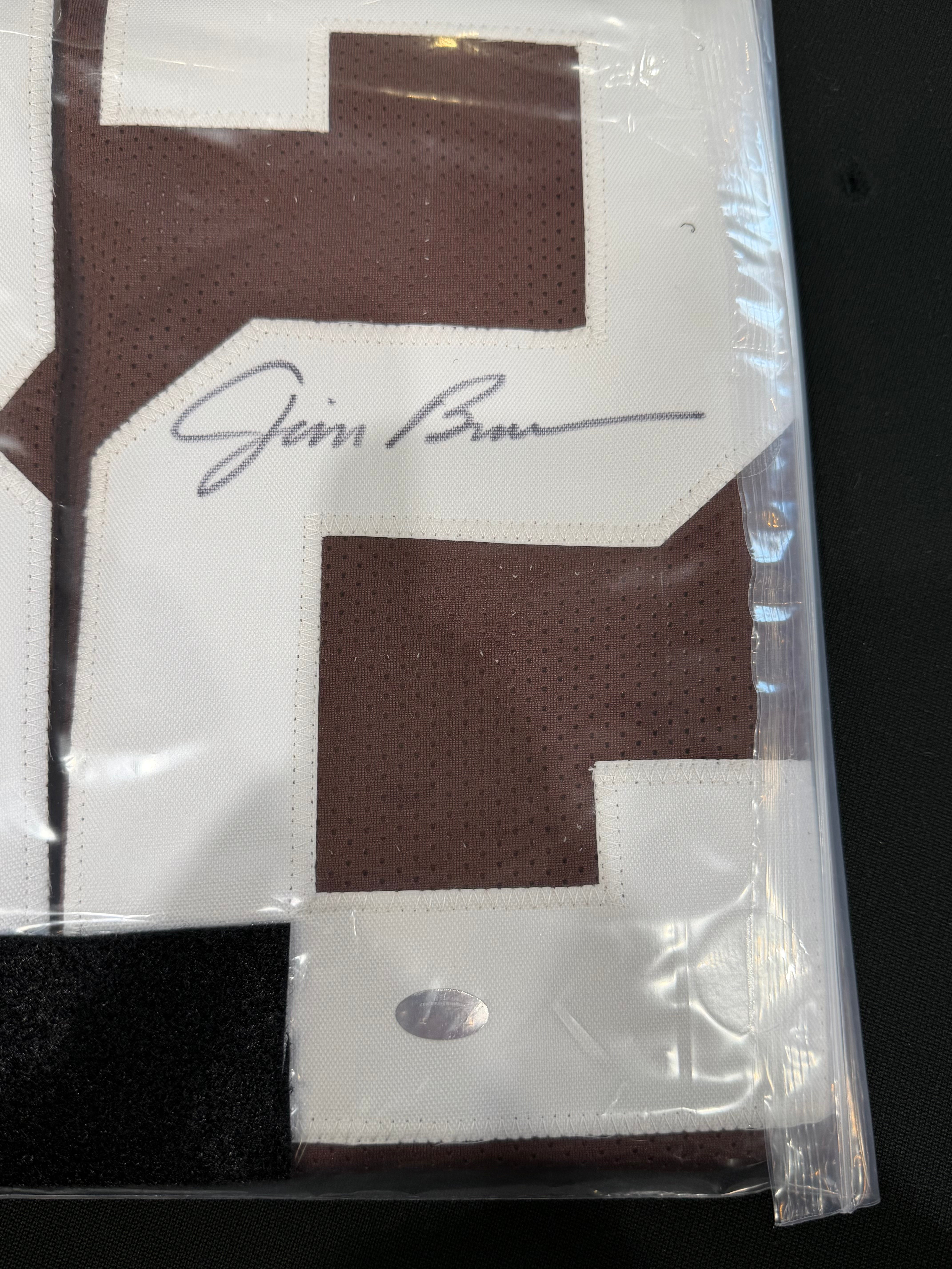 JIM BROWN SIGNED CLEVELAND BROWNS JERSEY JSA AUTHENTICATION