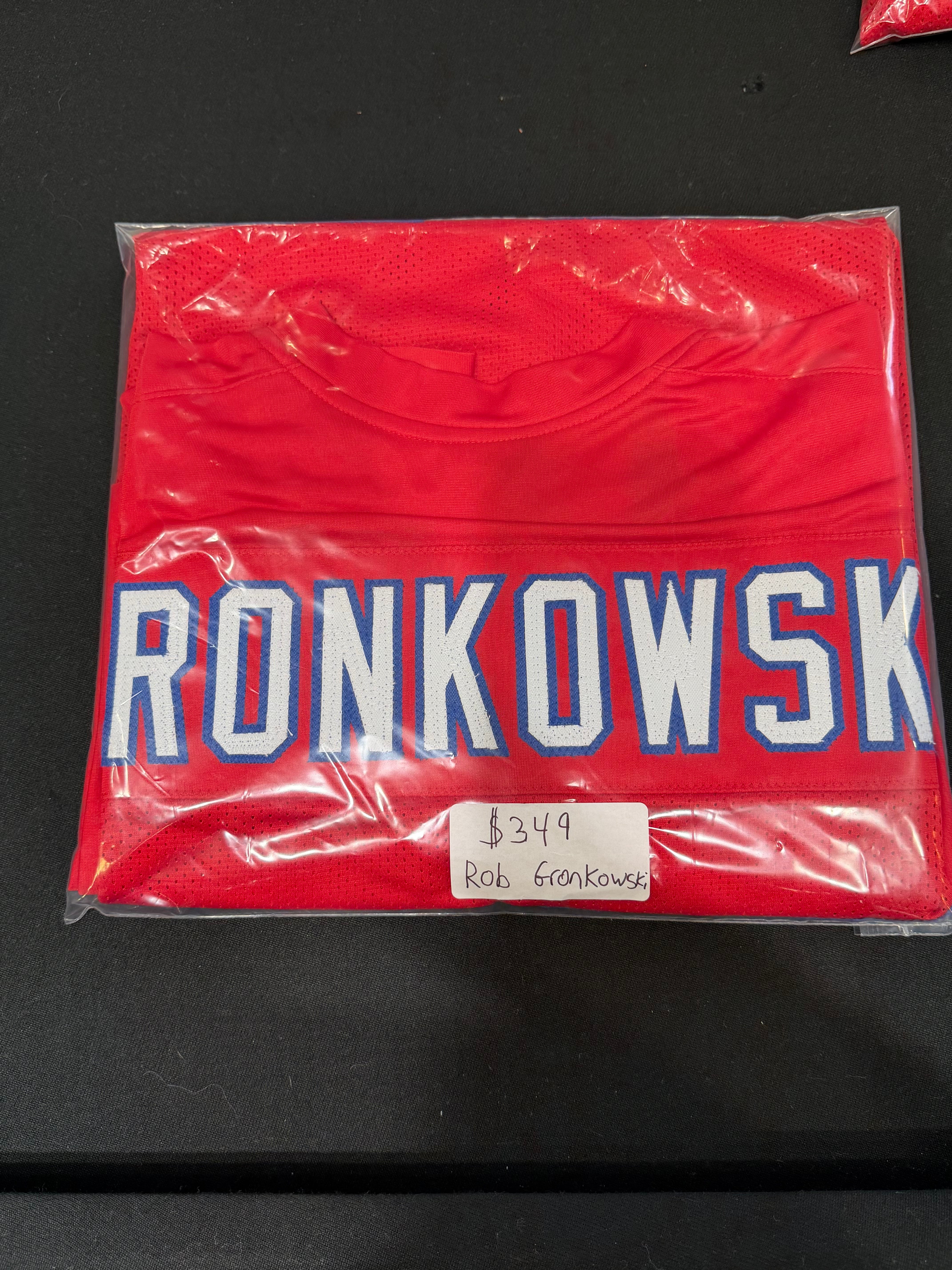 ROB GRONKOWSKI SIGNED NEW ENGLAND PATRIOTS THROWBACK JERSEY BECKETT CERTIFIED