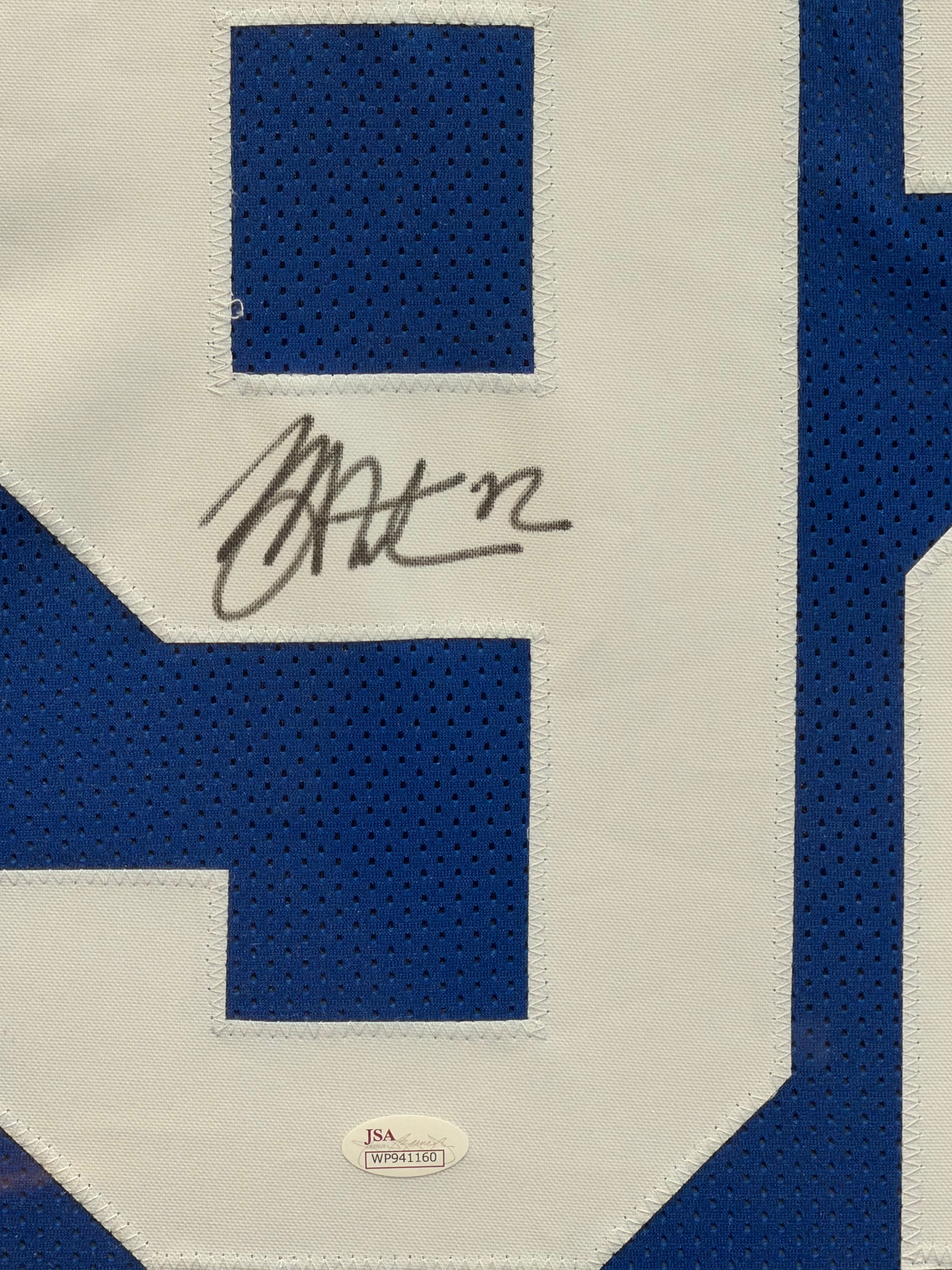 Michael Strahan Signed New York Giants Jersey JSA Authentic