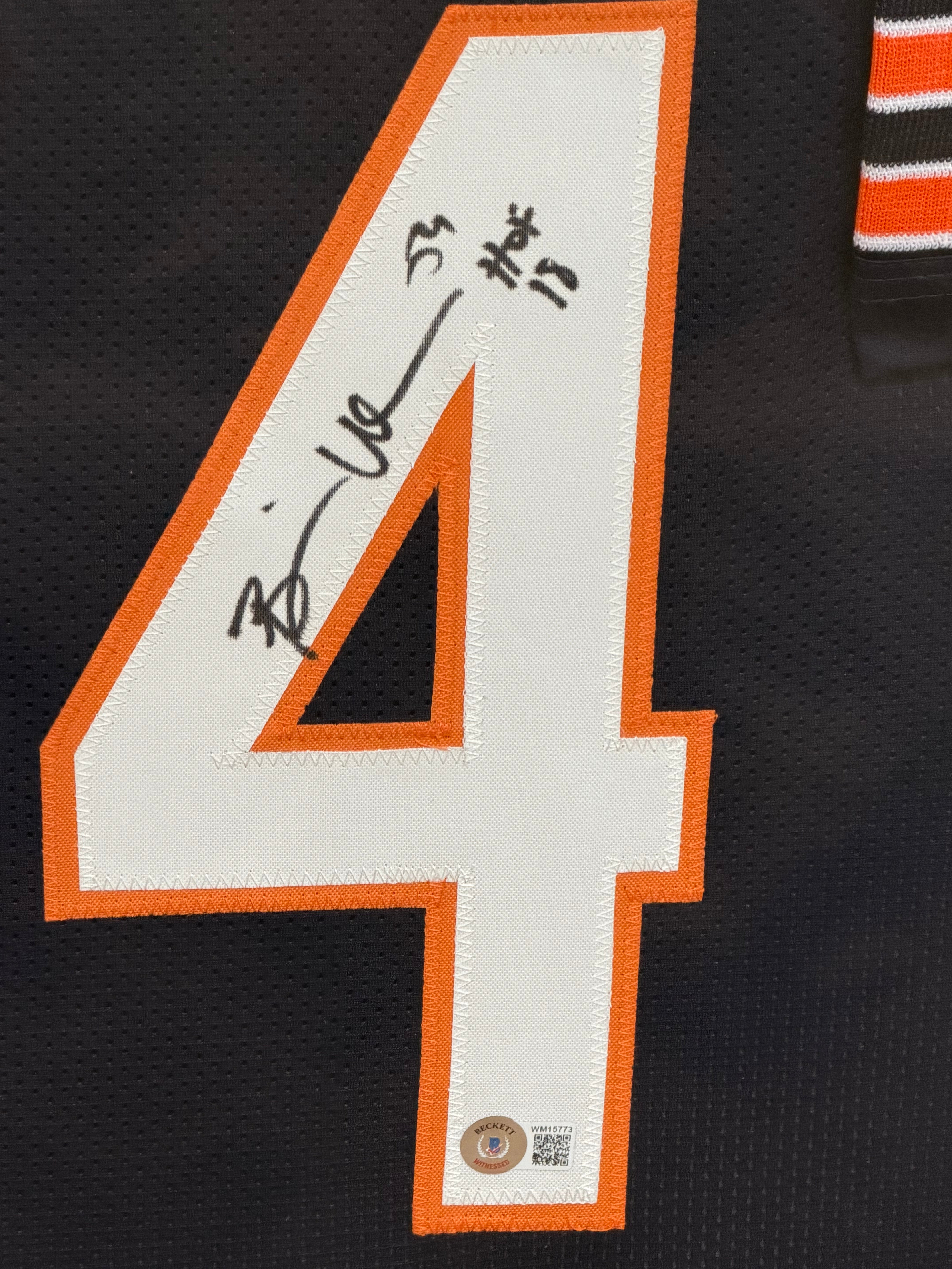 Brian Urlacher Signed Chicago Bears Framed Jersey Beckett Authentic