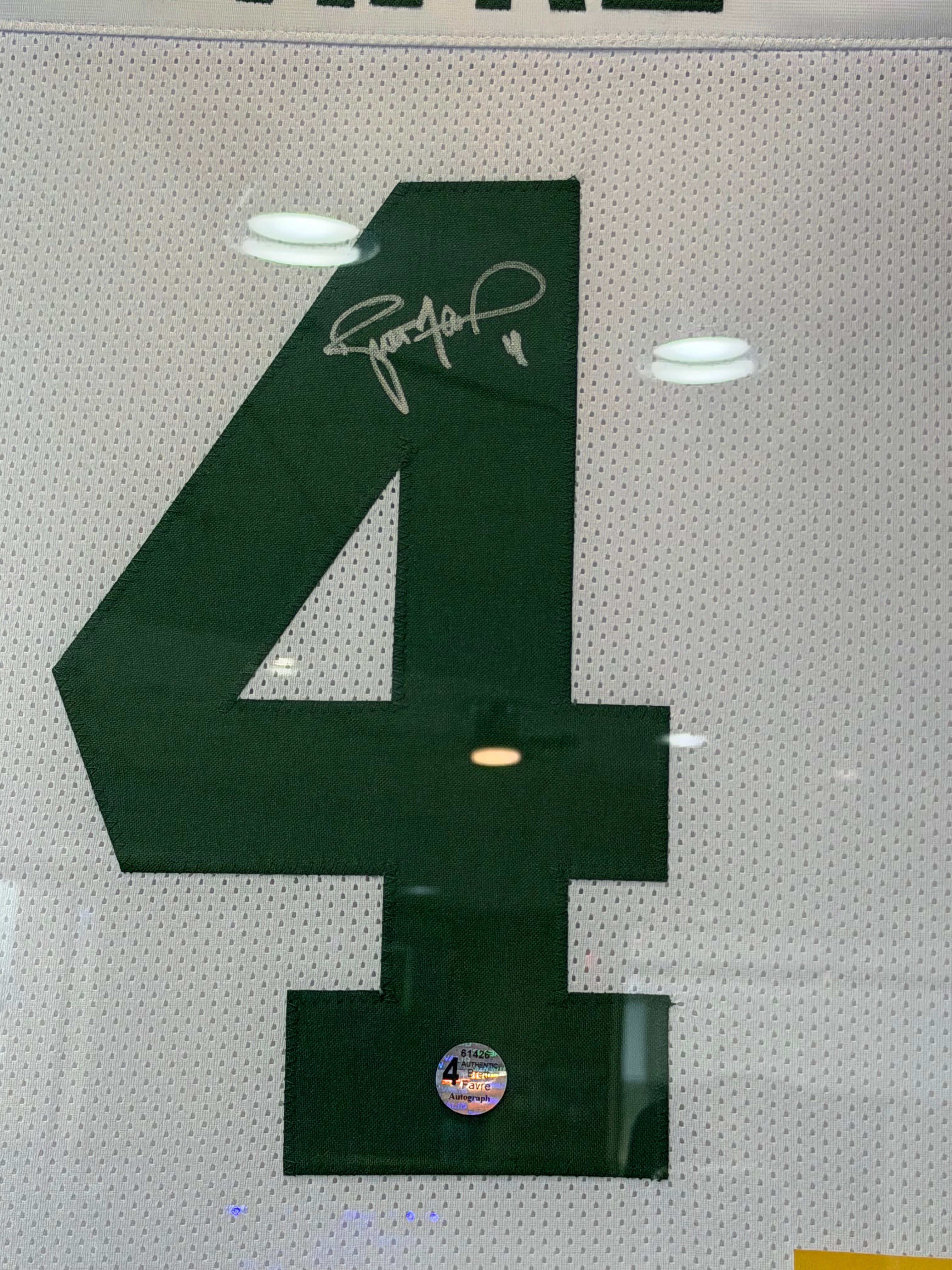 Brett Favre Signed Green Bay Packers Jersey Authentic